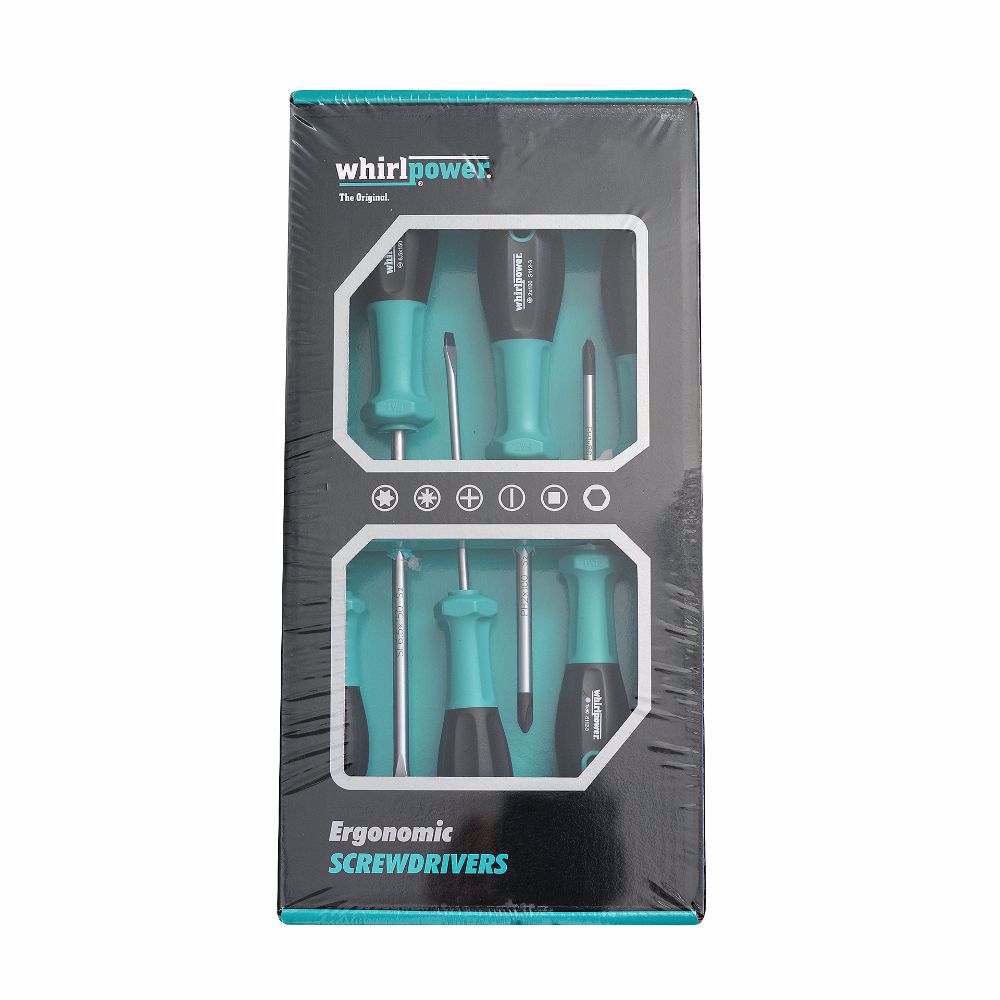 Комплект отвертки WhirlPower, 6 части