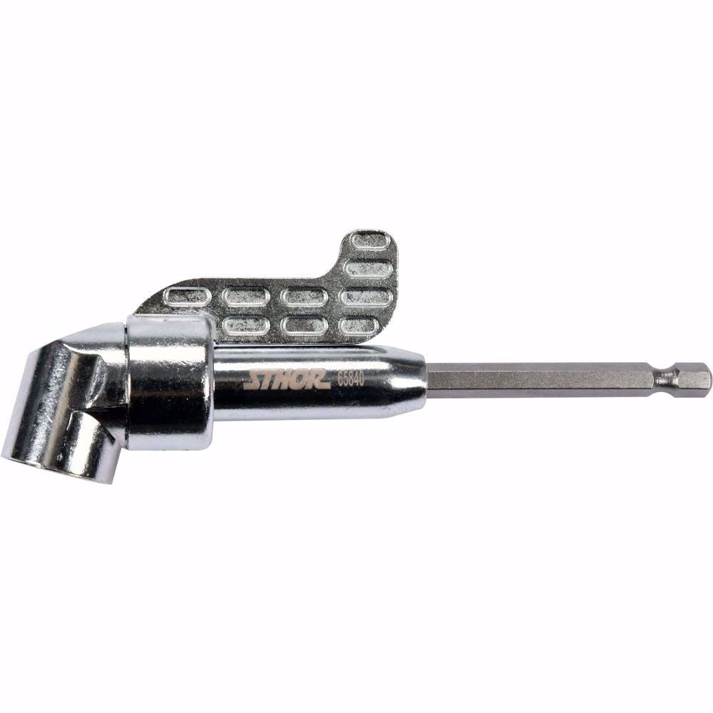 Адаптер за битове, ъглов, Sthor 1/4", 130 мм