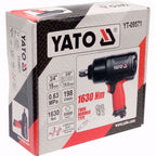 Пневматичен ударен гайковерт YATO 09571, 3/4", 1630 Nm