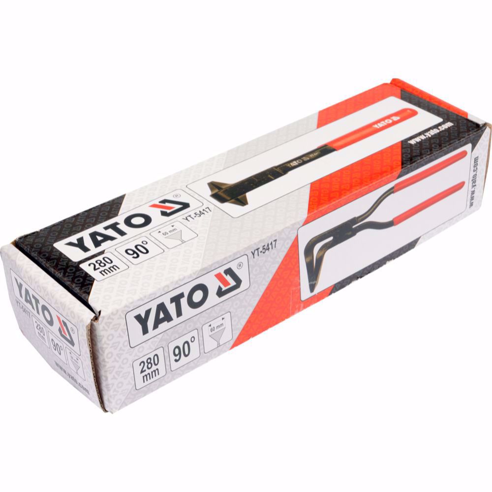 Клещи тенекеджийски извити YATO, 90°, 280 мм