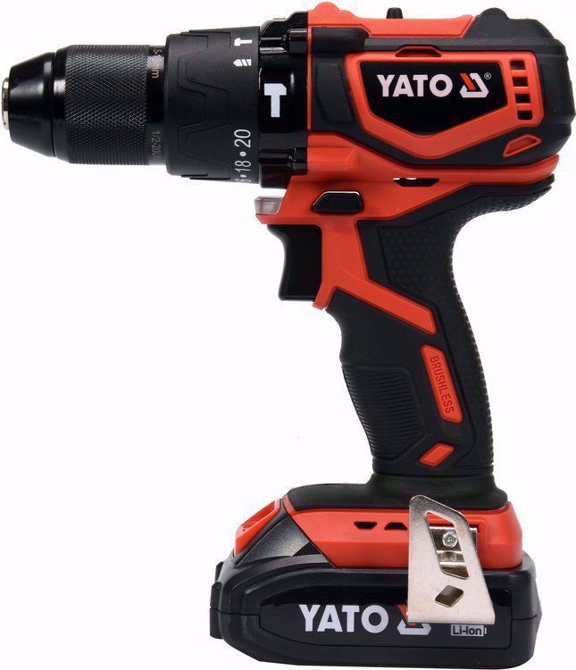 Акумулаторен ударен безчетков винтоверт YATO 82796, 18 V, 42 Nm, 1 х 2 Ah
