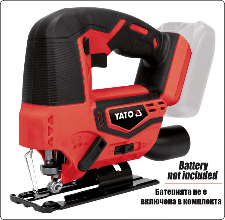 Акумулаторен прободен трион - зеге YATO 82823, 18 V, без батерия
