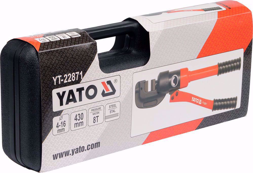 Ръчна хидравлична ножица YATO 22871, 4 – 16 мм