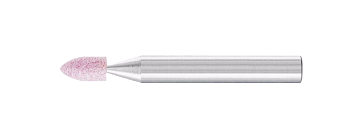 Шлайфгрифер (розов) конус остър, Ф 5 x 105 мм, P 60, опашка 6 мм