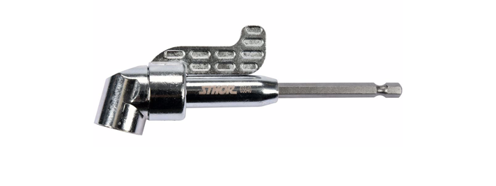 Адаптер за битове, ъглов, Sthor 1/4", 130 мм