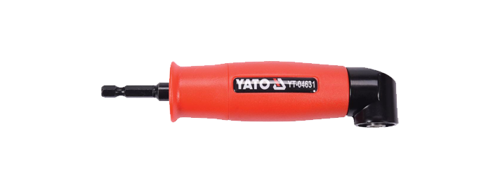 Адаптер за битове, ъглов, YATO 155 мм, 1/4", 90°
