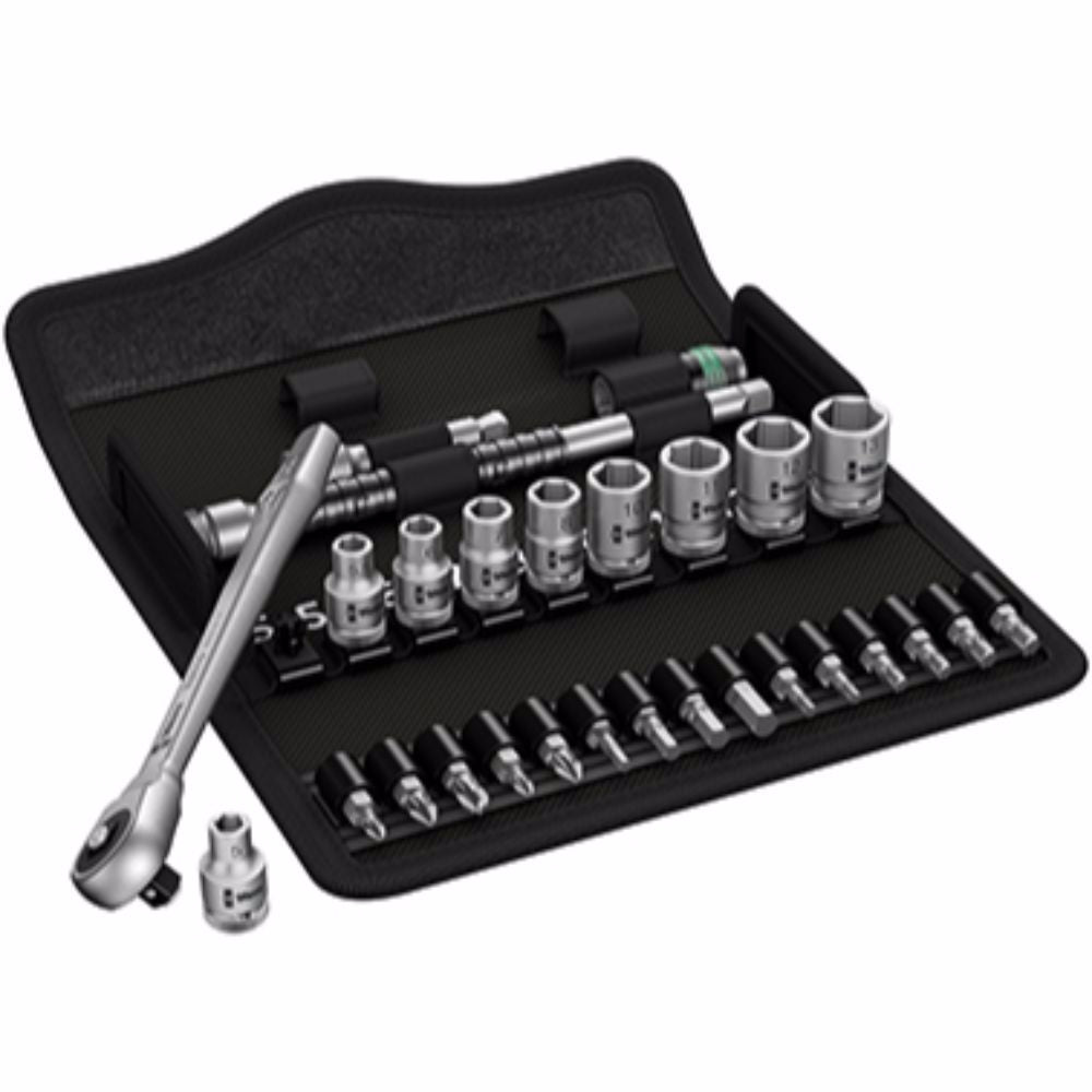 Комплект инструменти WERA, Zyklop, 1/4", 28 части  EDE 4013288173898