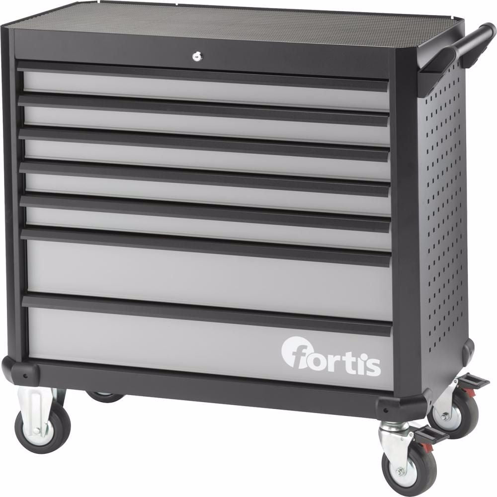Количка за инструменти FORTIS, 7 чекмеджета, 550 кг, празна