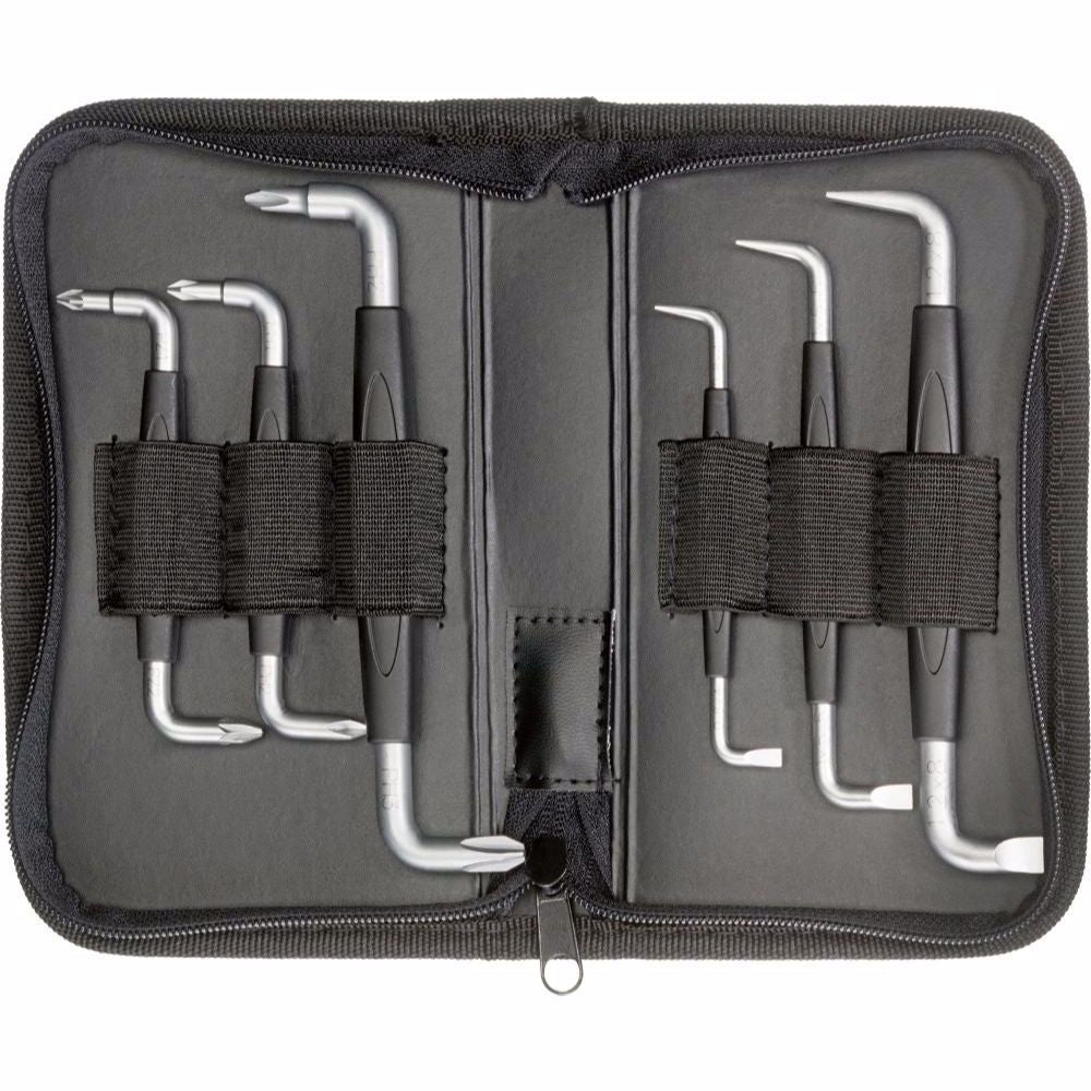 Комплект ъглови отвертки FORTIS, SL, PH, PZ, 6 части
