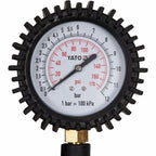 Пистолет за въздух с манометър YATO 23703, 0 - 8 Bar
