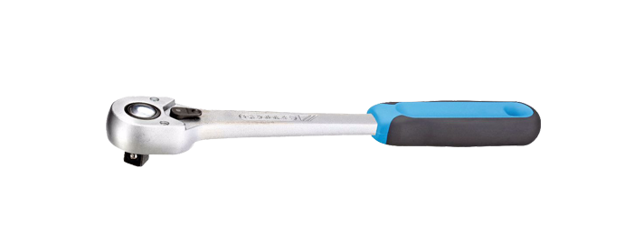Ревeрсивна тресчотка с двукомпонентна дръжка, GEDORE, Т32, 1/2", 270 мм