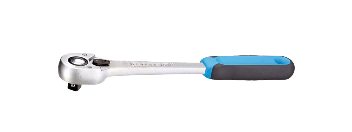 Ревeрсивна тресчотка с двукомпонентна дръжка, GEDORE, Т32, 1/2", 350 мм