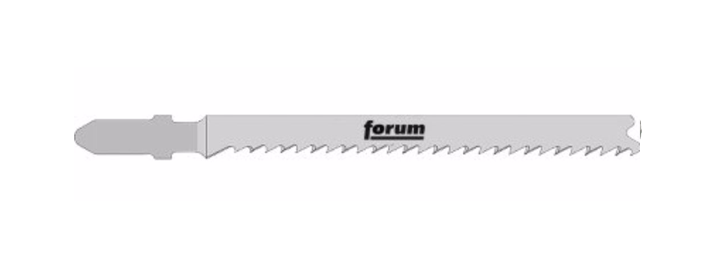 Нож за прободен трион FORUM, BIM, твърдо дърво, 2.7 TPI, 5 броя