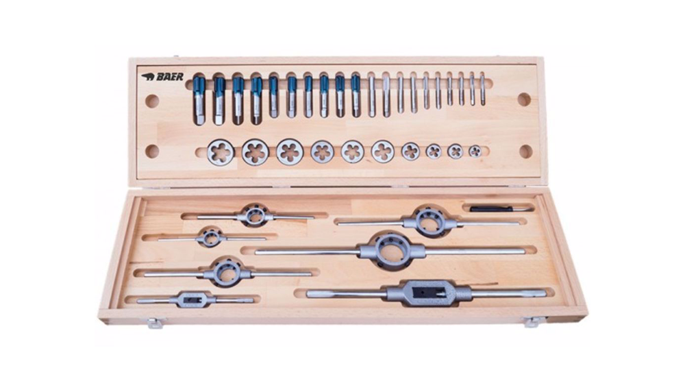 Комплект за резби BAER, HSSG, G (BSP) 1/8" - 1"