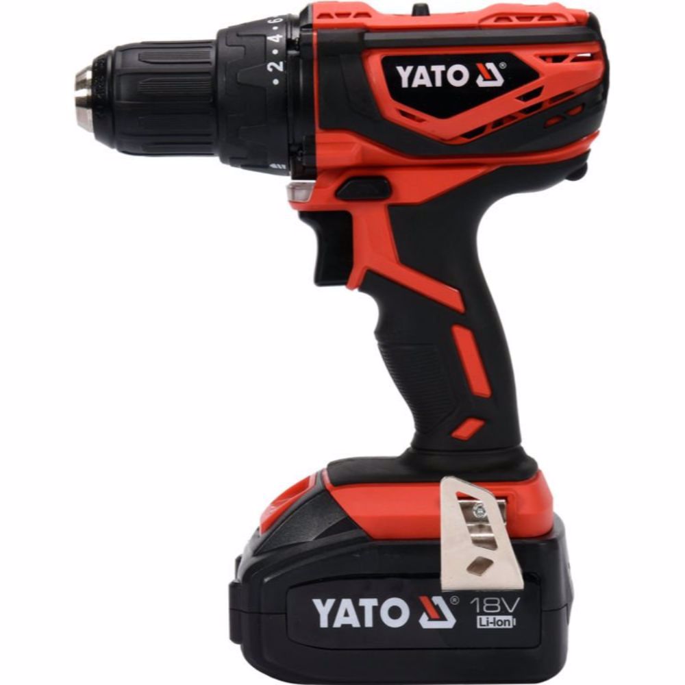 Акумулаторен винтоверт YATO 82784, 18 V, 40 Nm, 2 x 3.0 Ah