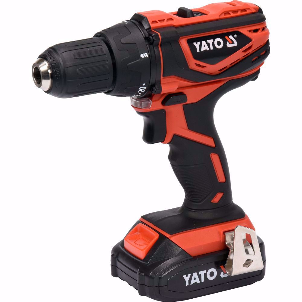 Акумулаторен винтоверт YATO 82782, 18 V, 40 Nm, 1 x 2 Ah