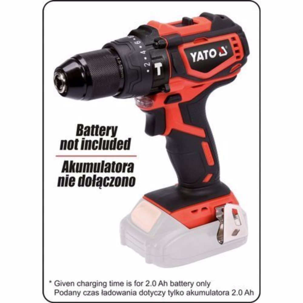 Акумулаторен ударен безчетков винтоверт YATO 82797, 18 V, 42 Nm, без батерия