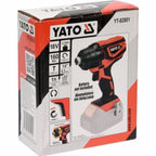 Акумулаторен ударен винтоверт YATO 82801, 1/4" HEX, 18 V, 160 Nm, без батерия