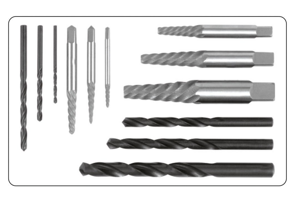 Екстрактор за болтове YATO, M 3 - M 24, 12 части
