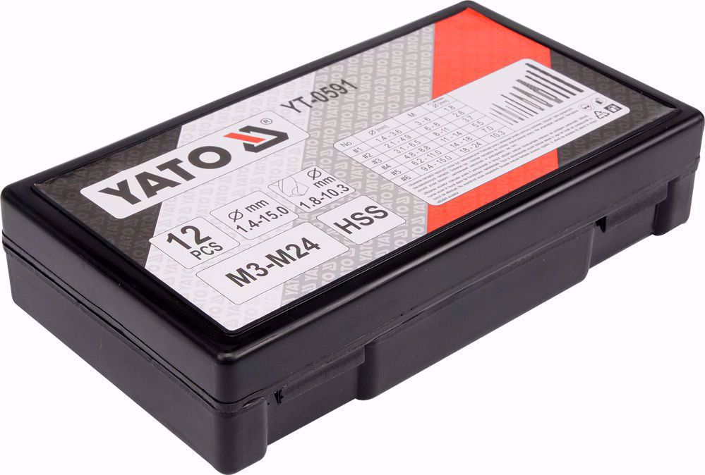 Екстрактор за болтове YATO, M 3 - M 24, 12 части