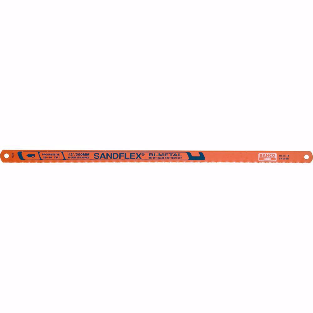 Лист за ножовка BAHCO, SANDFLEX®, Bi-Metal, 13 x 300 мм, 28-18T