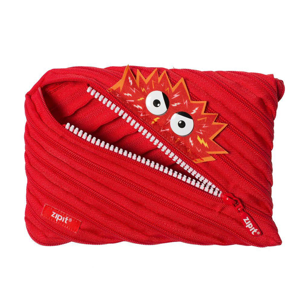 Jumbo несесер Talking Monstar, 23 x 2 x 15 cm, червен
