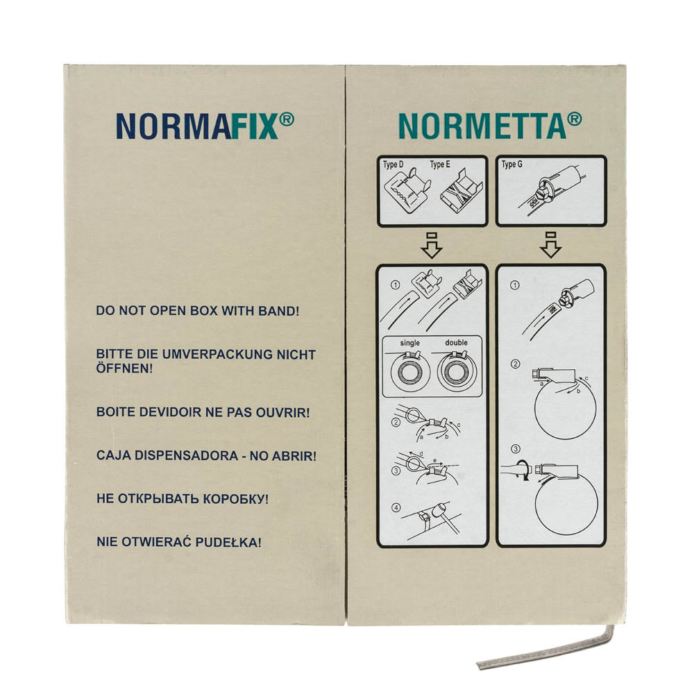 Лента за скоба за тръба NORMA NB, W3, 30 м x 12 мм