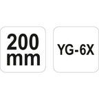 Клещи за рязане на плочки YATO, YT 37164, папагали, 200 мм