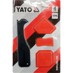 Комплект шпакли за силикон + резачка YATO, YT 5262, 4 части