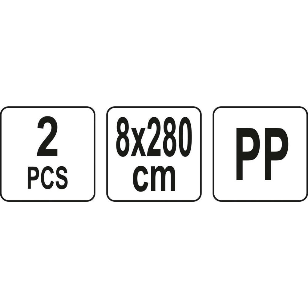 Kолани за пренасяне на товари YATO YT 74260, 8 x 280 см, 2 броя