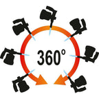 Газова горелка с пиезо запалване VOREL, 360 °,  без газов патрон