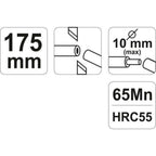 Автоматични клещи за заголване на кабели YATO, 0.5 - 6 мм2
