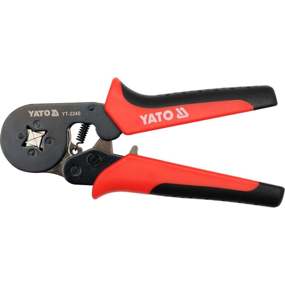 Клещи за кримпване на кабелни обувки YATO, 180 мм, 0.2 – 6.0 мм²
