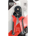 Клещи за кримпване на кабелни обувки YATO, 180 мм, 0.2 – 6.0 мм²