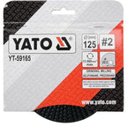 Диск за шлайфане YATO, средни насечки, Ø 125 х 22.2 мм