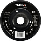 Диск за шлайфане YATO, изпъкнал, фини насечки, Ø 125 х 22.2 мм