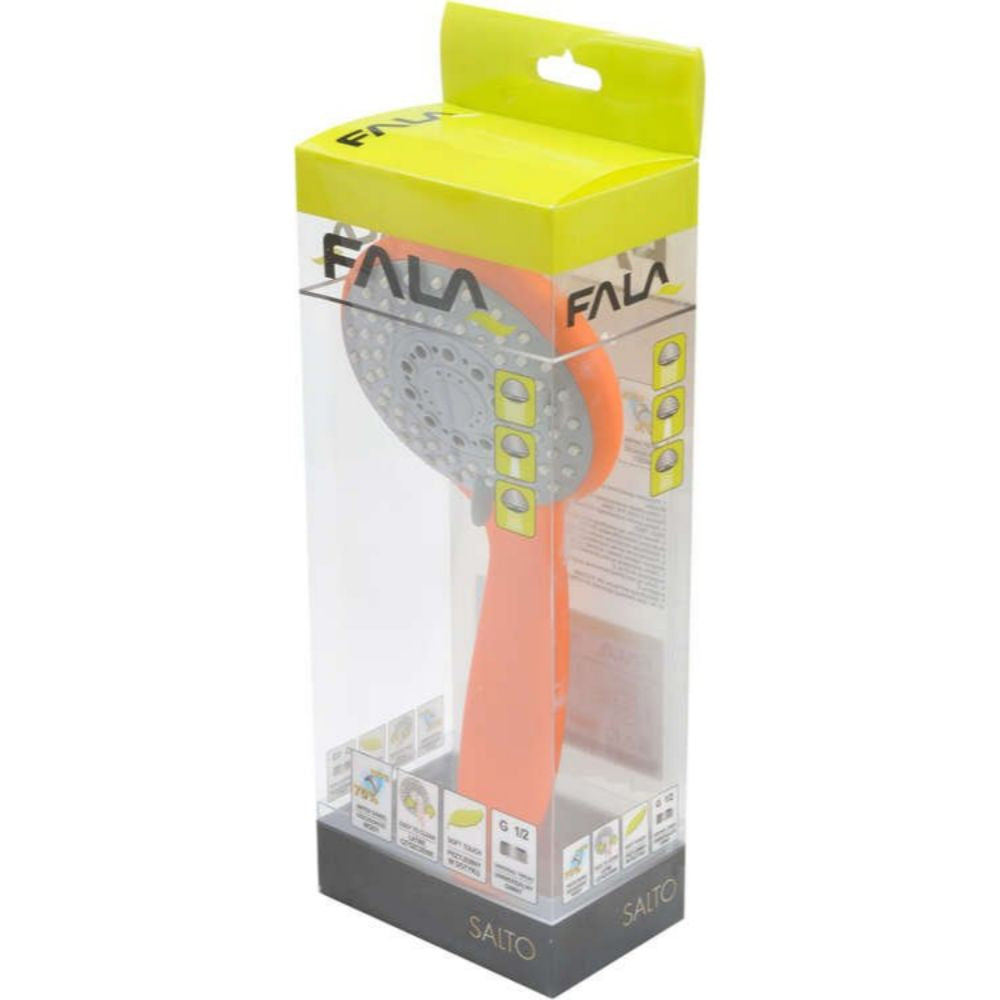 Душ слушалка FALA с 3 функции, оранжева