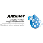Душ слушалка FALA с 3 функции, AIRinlet, хром