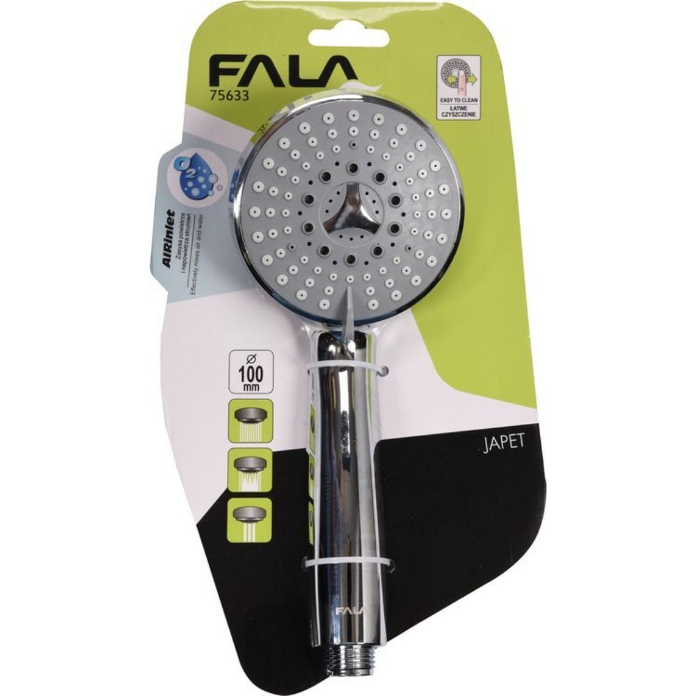 Душ слушалка FALA с 3 функции, AIRinlet, хром