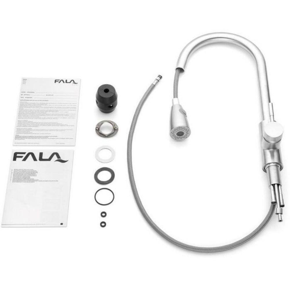 Кухненски смесител FALA, Inox, Steely 4