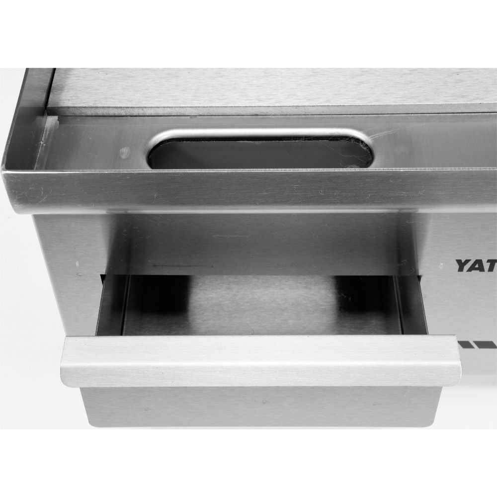 Електрическа скара-плоча за готвене YATO YG 04584, гладка, 360 мм, 2 kW