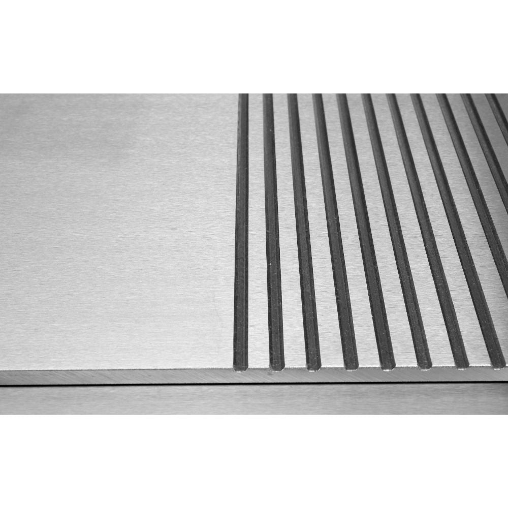 Електрическа скара-плоча за готвене YATO YG 04586, гладка/оребрена, 550 мм, 3 kW