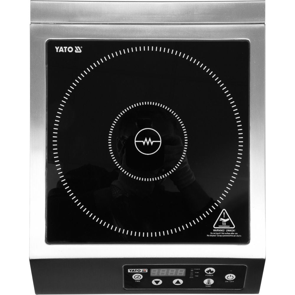 Индукционен котлон с дисплей YATO YG 04701, 3500 W