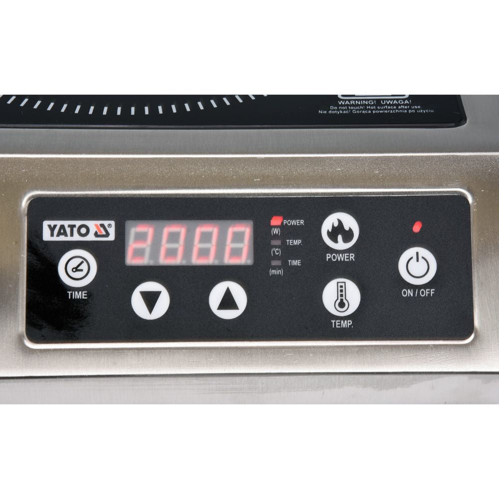Индукционен котлон с дисплей YATO YG 04701, 3500 W