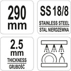 Вилица за месо YATO, 290 мм