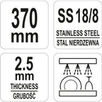 Кухненска шпатула за сервиране YATO, 375 мм