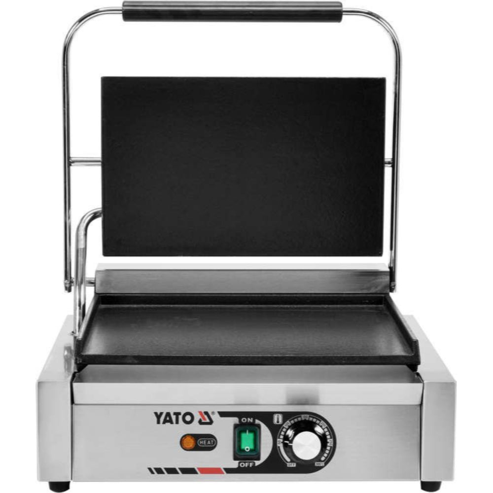 Електрически контактен панини грил YATO, прав, 2200 W, 440 мм