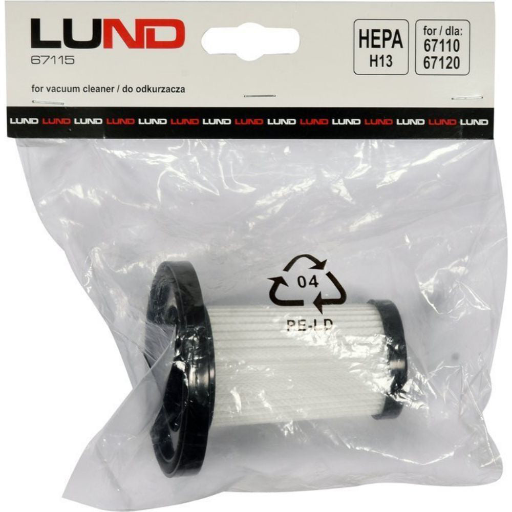 HEPA филтър H13 за прахосмукачки LUND 67110, 67120