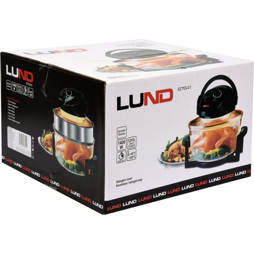 Халогенна фурна LUND, 1400 W, 12 + 5 L