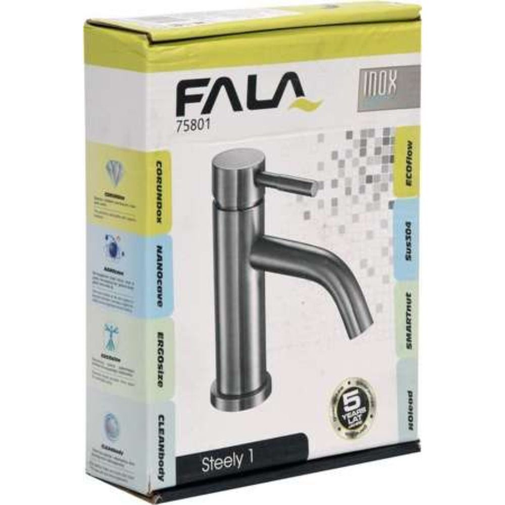 Смесител за мивка FALA STEELY 1 стоящ, INOX
